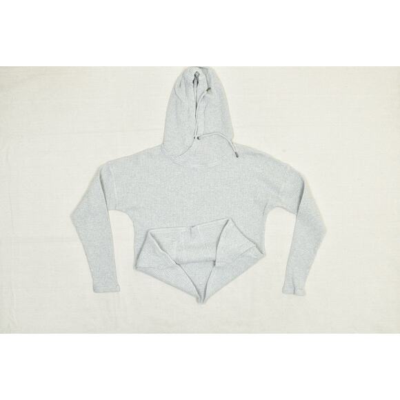 Carhartt Hoodie Womens Small Waffle Knit Relaxed Fit Pullover Kangaroo Pocket - Picture 2 of 8